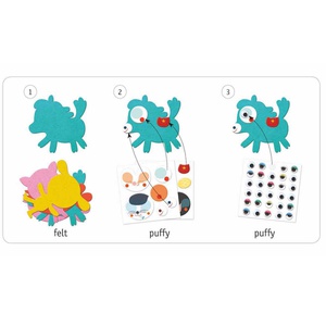 Ich liebe Tiere Djeco Sticker