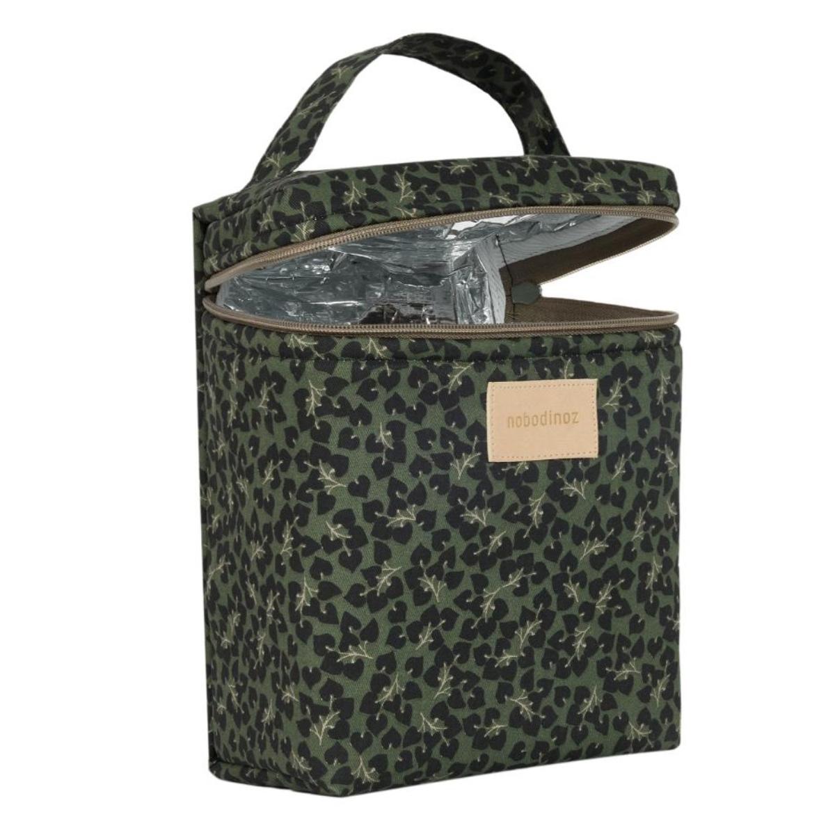 Insulated Bb Bottle_Lunch Bag 18x23x10 HYDE PARK Nobodinoz forest yumiko