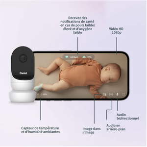 Intelligentes Babyüberwachungssystem DREAM SOCK & CAM 2 Bundle Owlet mint