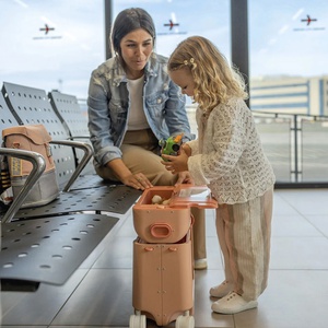 JETKIDS Bettkoffer Sokke Coral Pink