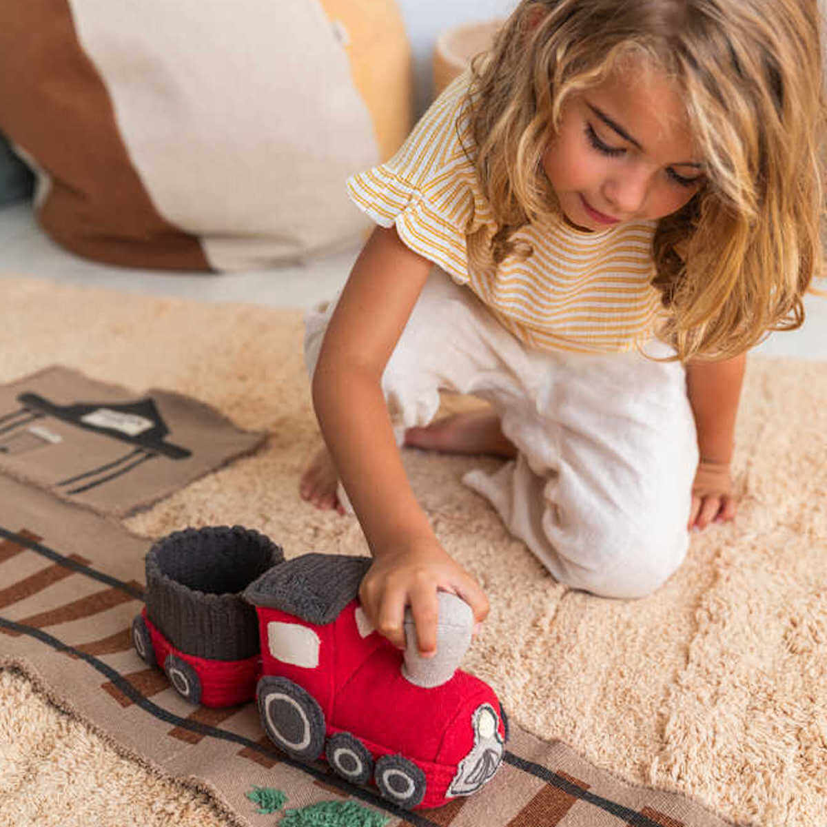 Jeu en tissu TRAIN Lorena Canals