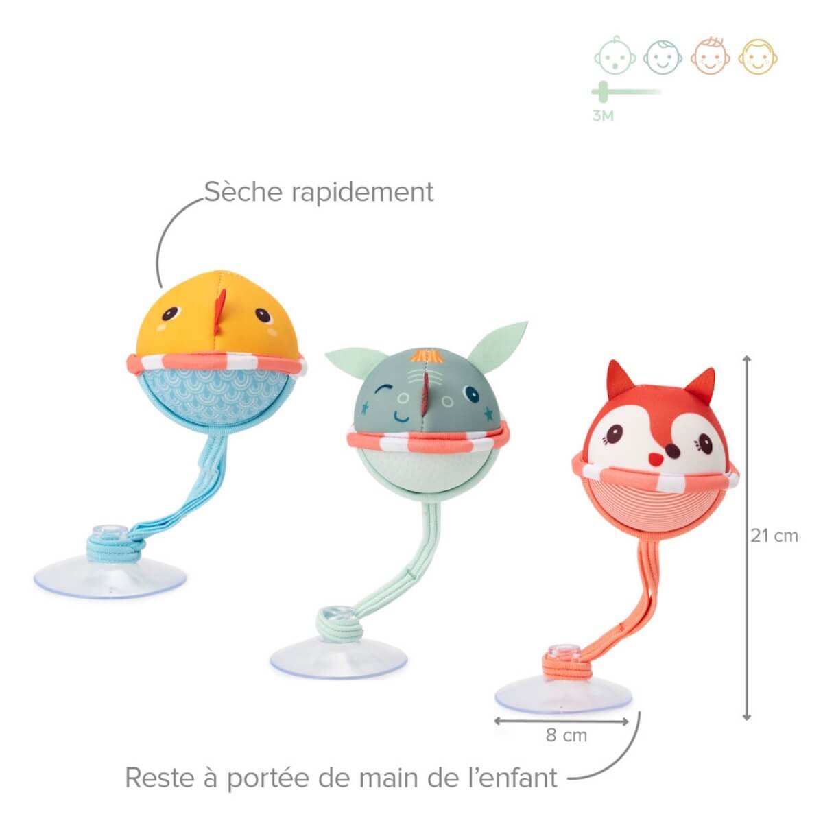 Joe 3 Badebälle Lilliputiens