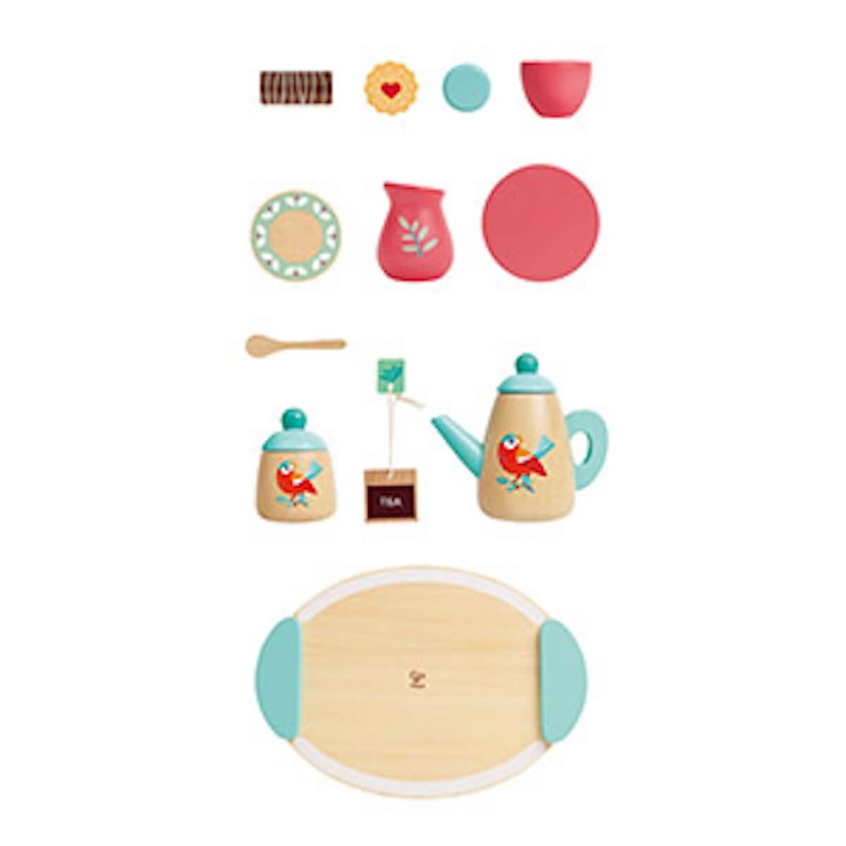 Juego de té de madera Hape