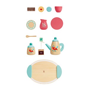 Juego de té de madera Hape