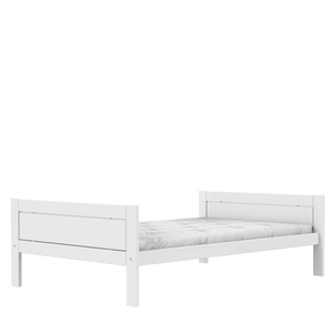 Jugendbett mit Deluxe Lattenrost 120x200cm Lifetime weiß