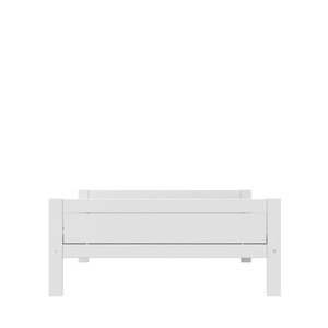 Jugendbett mit Deluxe Lattenrost 140x200cm Lifetime weiß