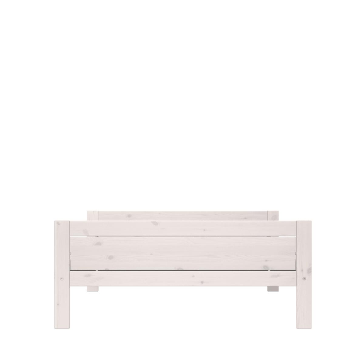 Jugendbett mit Deluxe Lattenrost 140x200cm Lifetime whitewash