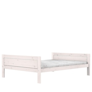 Jugendbett mit Deluxe Lattenrost 140x200cm Lifetime whitewash