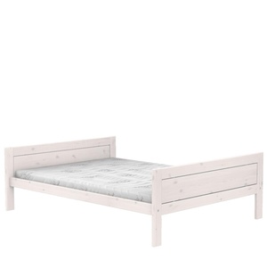 Jugendbett mit Deluxe Lattenrost 140x200cm Lifetime whitewash