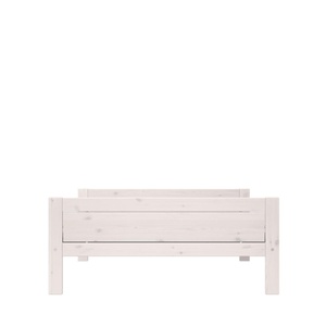 Jugendbett mit Deluxe Lattenrost 140x200cm Lifetime whitewash
