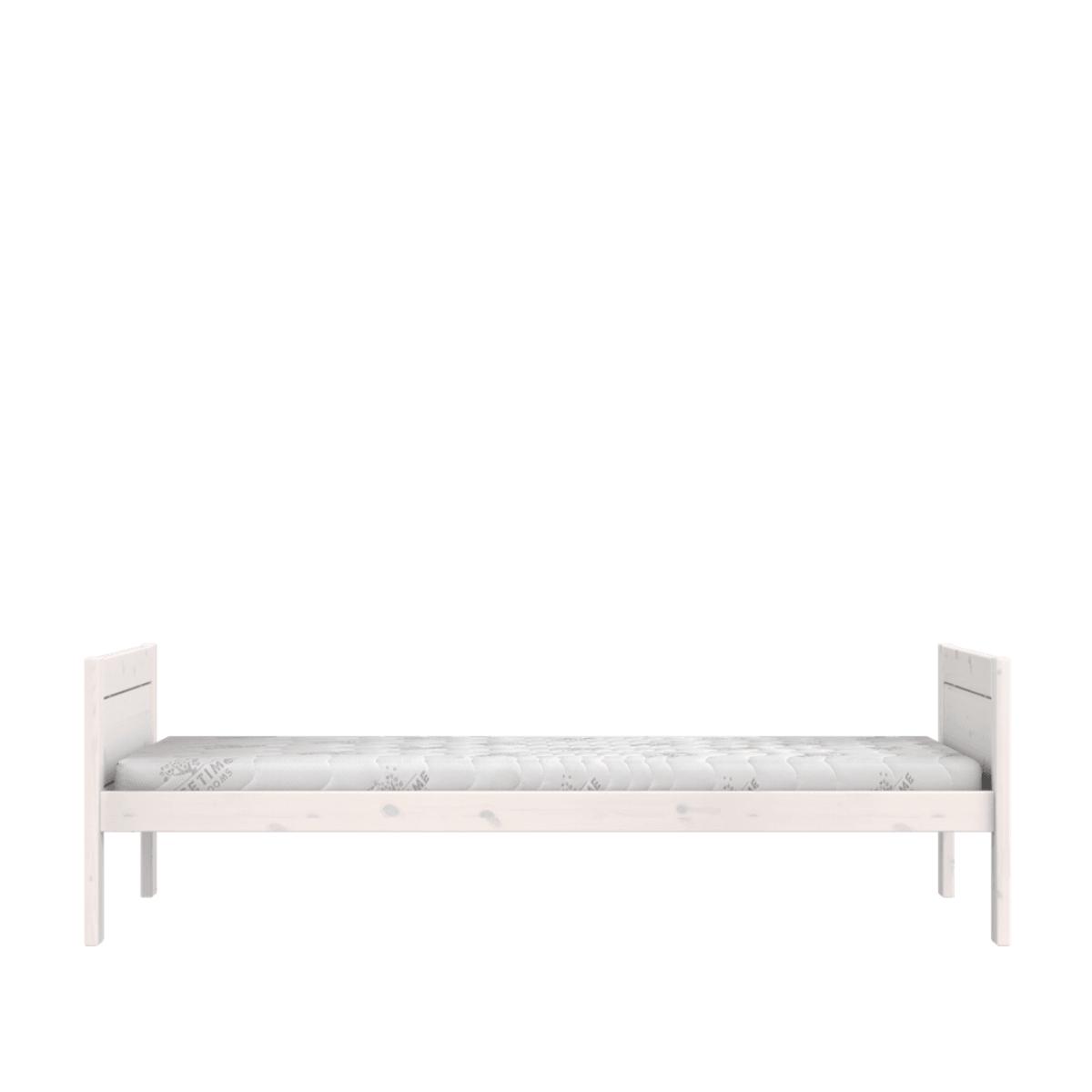 Jugendbett mit Deluxe Lattenrost 90x200cm Lifetime whitewash