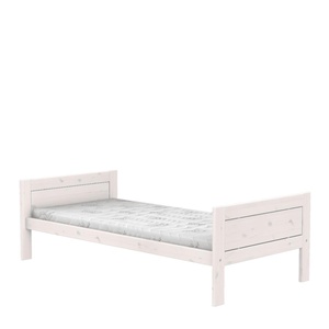 Jugendbett mit Deluxe Lattenrost 90x200cm Lifetime whitewash