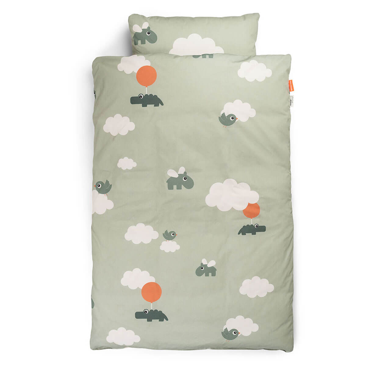 Junior Bettlaken INT GOTS Grün Done by Deer