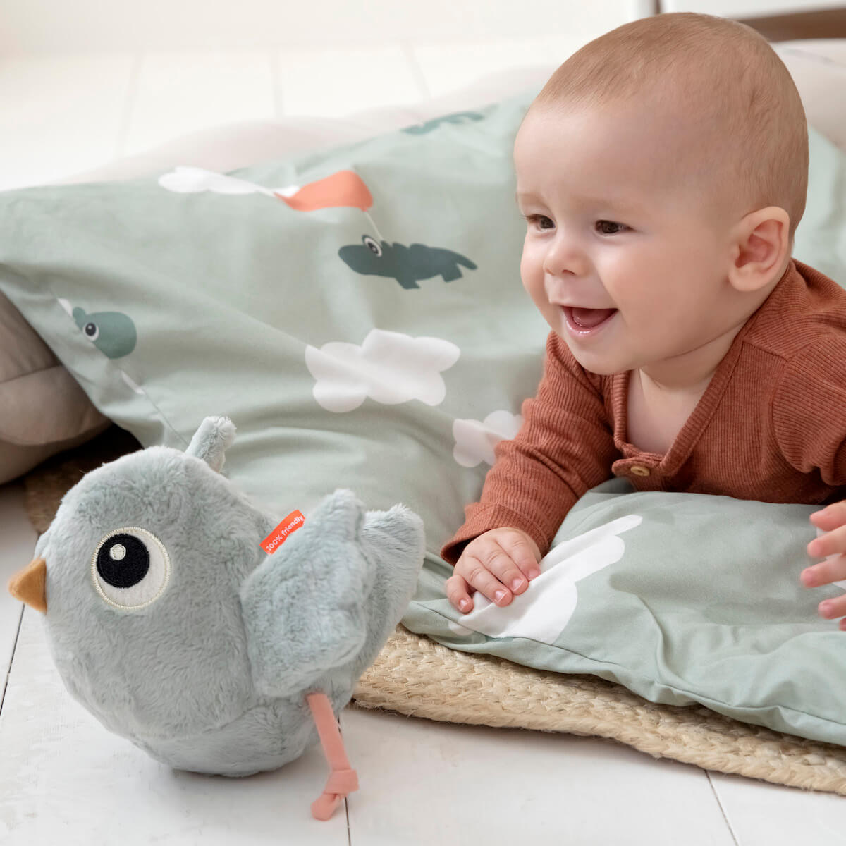 Junior Bettlaken INT GOTS Grün Done by Deer