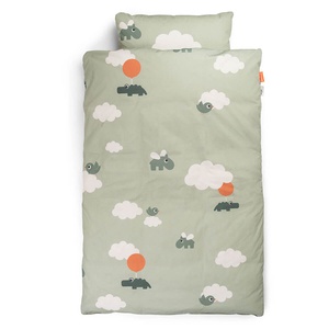 Junior Bettlaken INT GOTS Grün Done by Deer