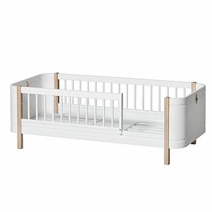 Juniorbett 68x162cm WOOD MINI+ Oliver Furniture Weiß-Eiche