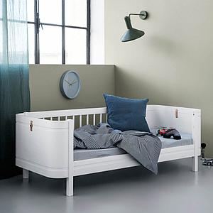 Juniorbett 68x162cm WOOD MINI+ Oliver Furniture Weiß