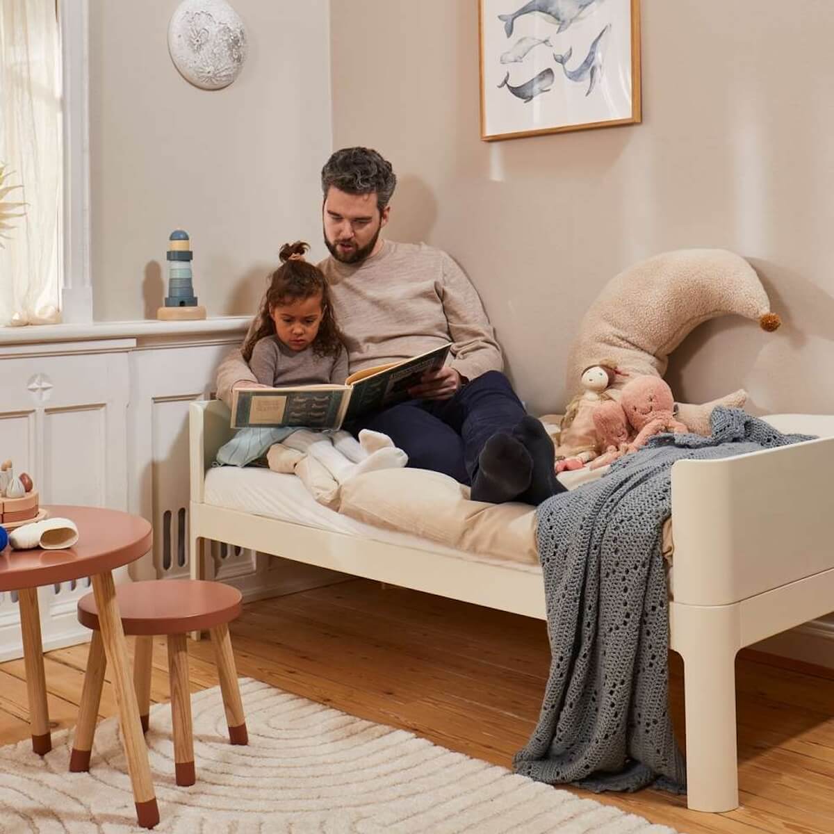 Juniorbett 70x150cm NOVA Flexa Cream white