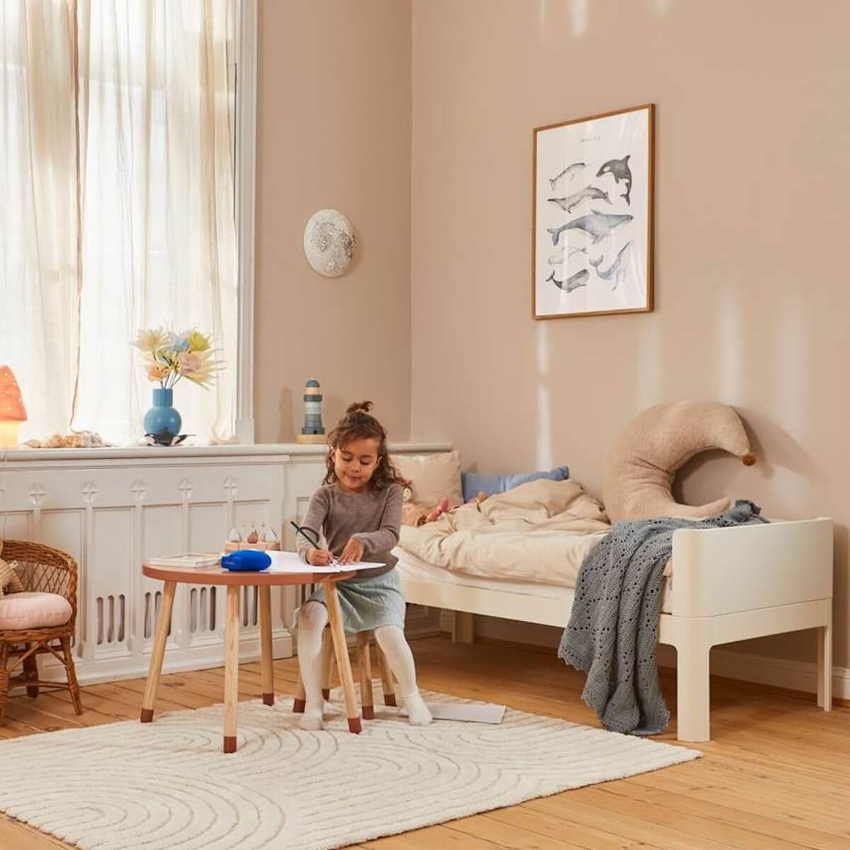 Juniorbett 70x150cm NOVA Flexa Cream white