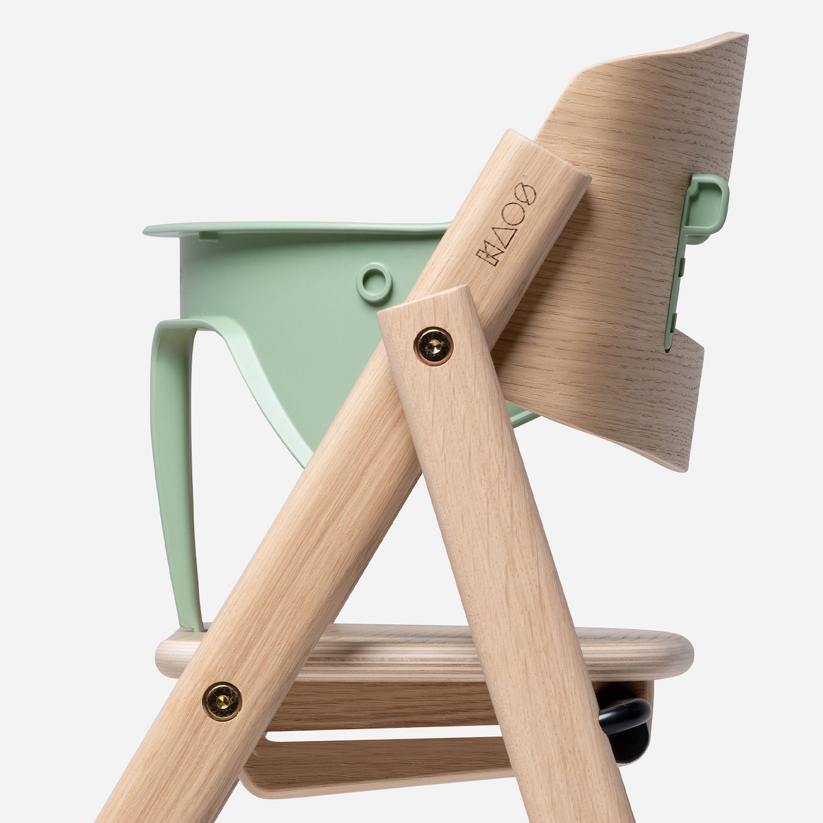 KAOS Klapp Babyset aus grünem recyceltem Kunststoff