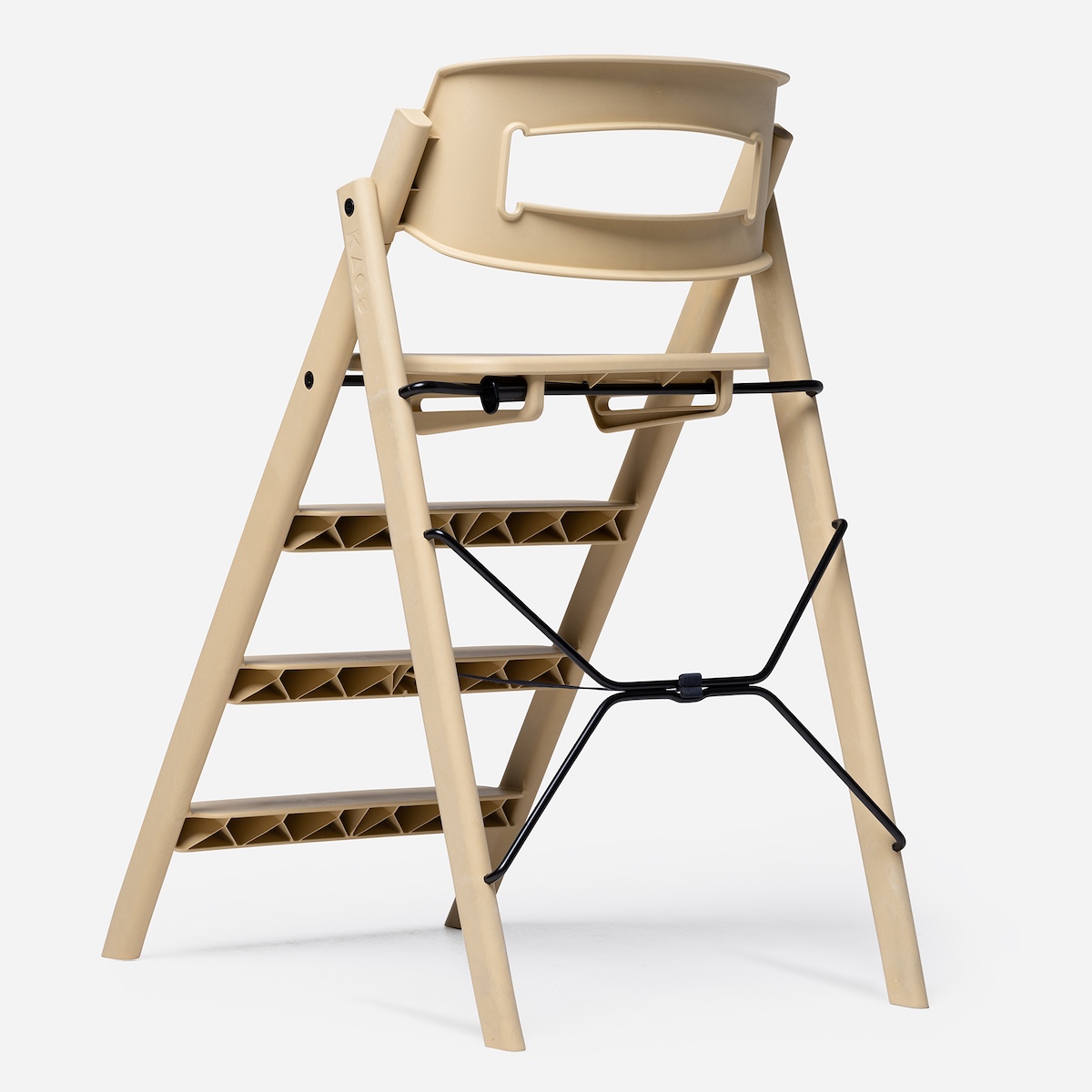 KAOS Klapp Desert Sand Hochstuhl aus recyceltem Kunststoff