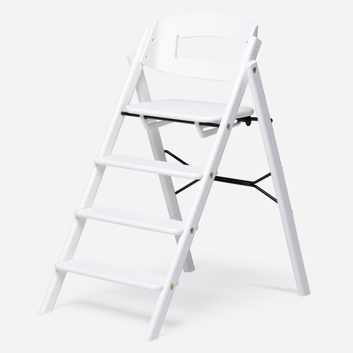 KAOS Klapp Hochstuhl aus weißer Buche