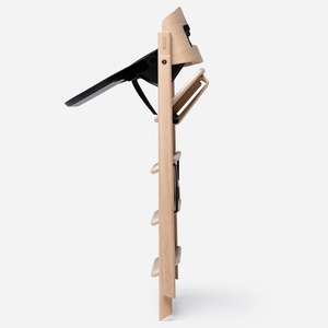 KAOS Klapp – schwarzes Tablett aus recyceltem Kunststoff