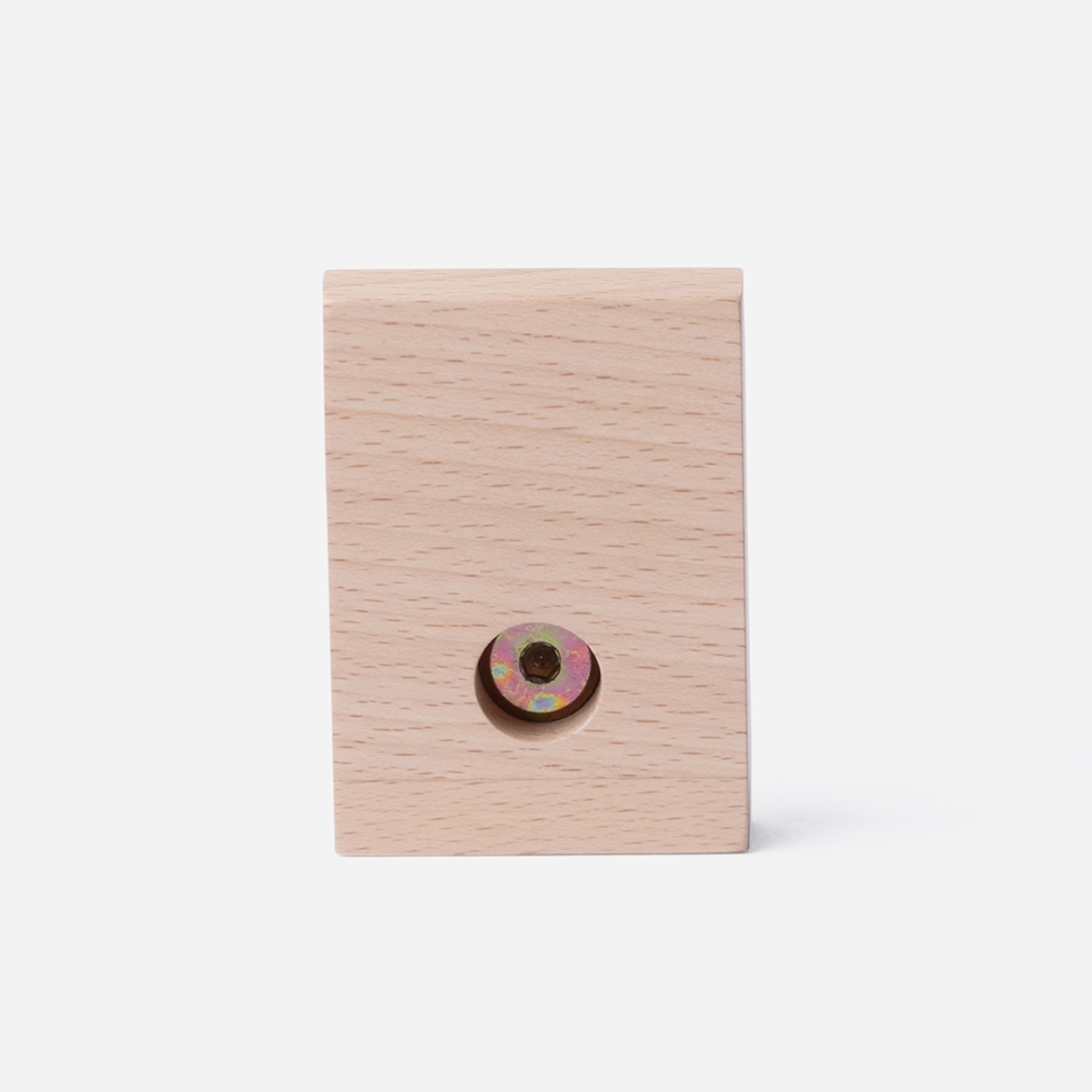 KAOS Klapp Wandhaken aus Naturbuche