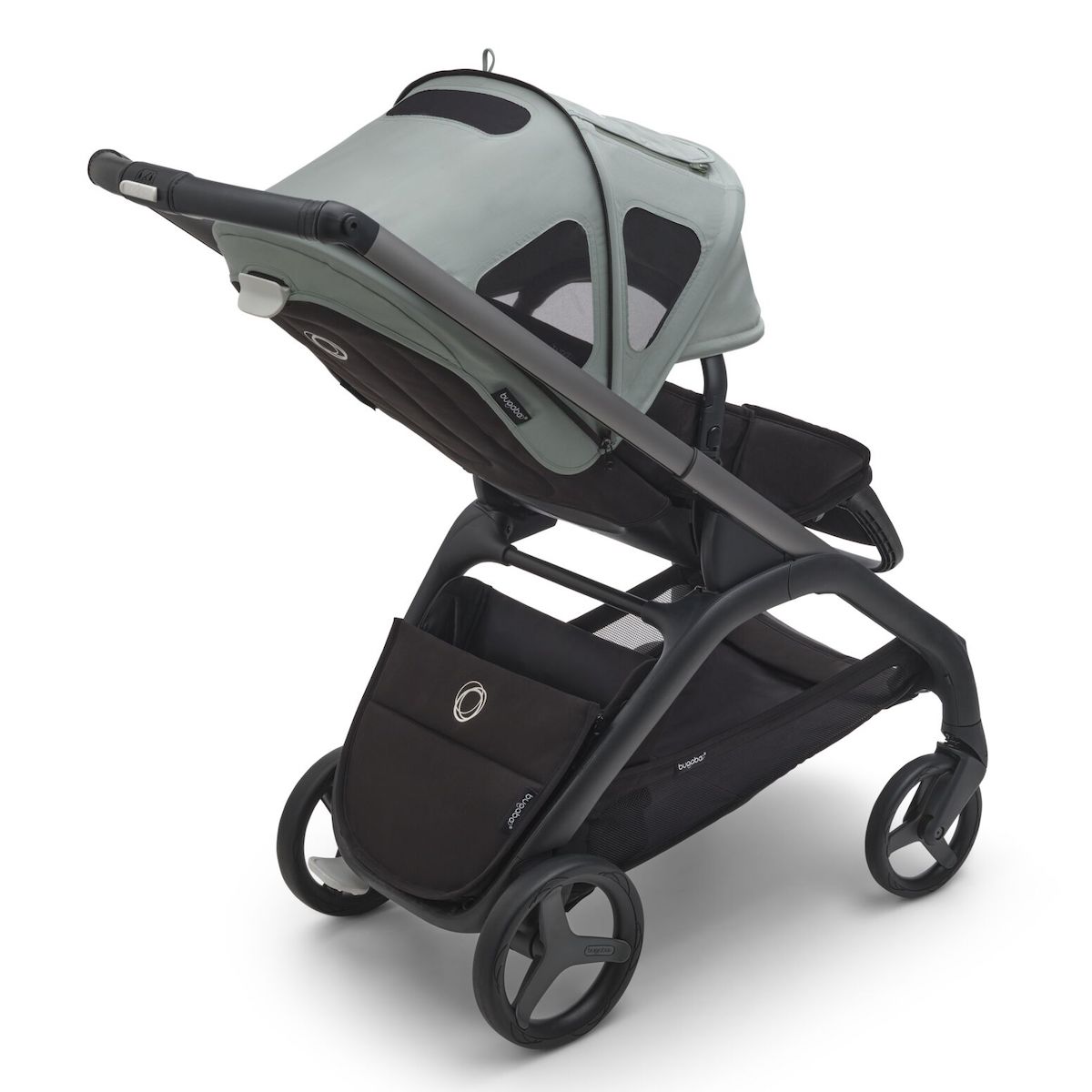 Kappe mit Fenstern Bugaboo Libelle grün pino