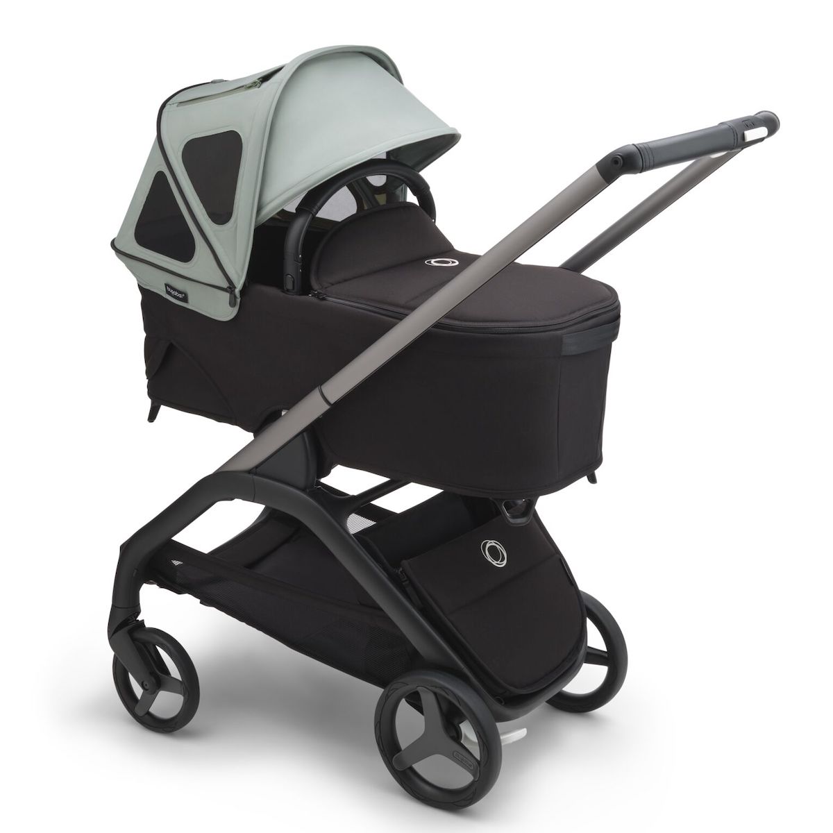 Kappe mit Fenstern Bugaboo Libelle grün pino