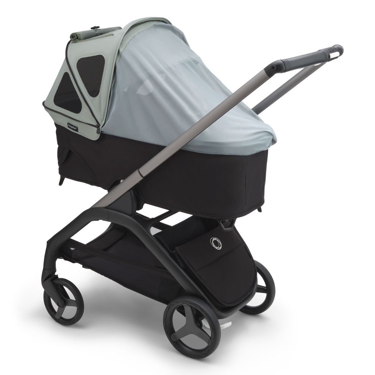 Kappe mit Fenstern Bugaboo Libelle grün pino