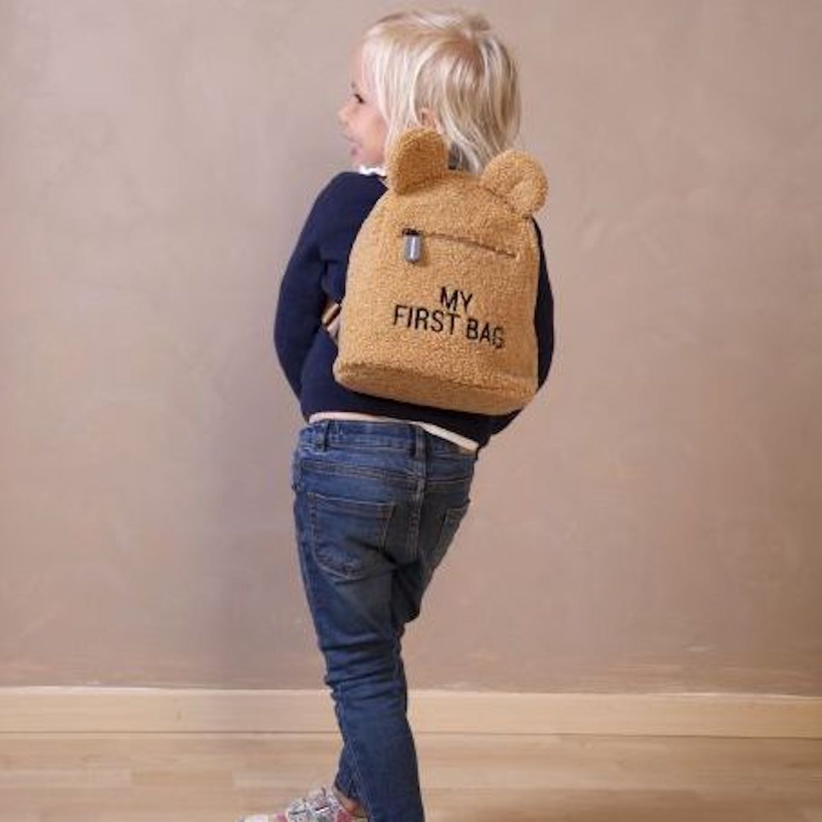 KIDS MY FIRST BAG TEDDY BROWN