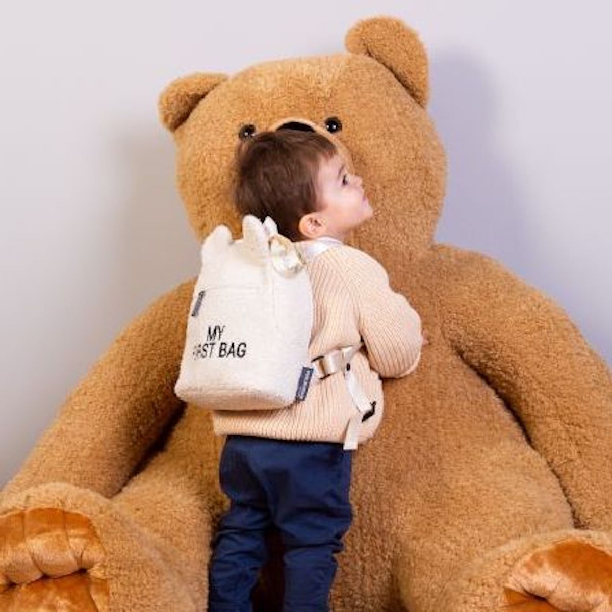 KIDS MY FIRST BAG TEDDY OFFWHITE LTD