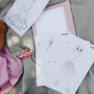 Kidydraw-pro A4 light table 2in1 Kidywolf Pink