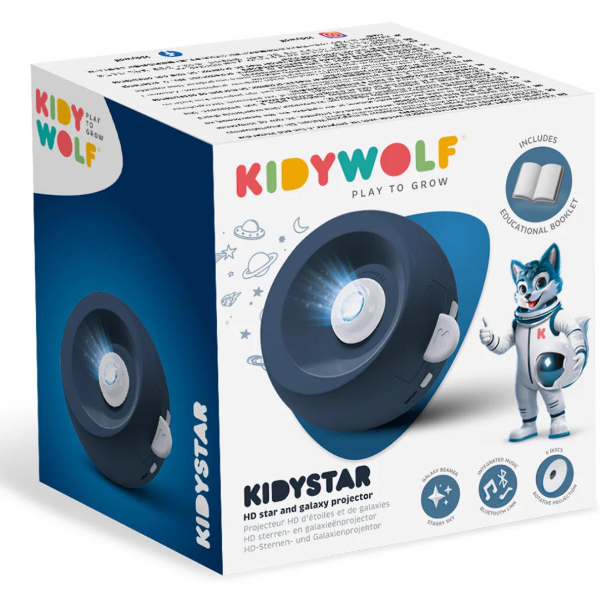 Kidystar HD Planetarium with 6 rotating Discs Kidywolf galaxy