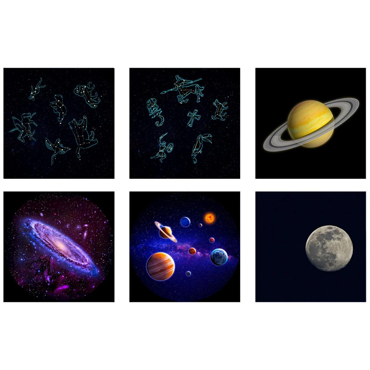 Kidystar HD Planetarium with 6 rotating Discs Kidywolf galaxy