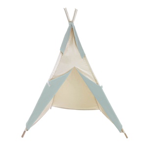 Kinder Tipi BOBBLE beige-grün