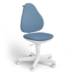 Kinder- und Jugendstuhl JOOKI, hellblau, weißes Gestell JOOKI Jugendstuhl Paidi 