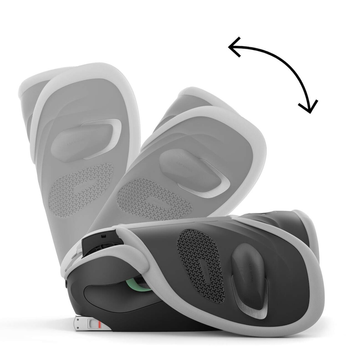 Kinderautositz gr2/3 SOLUTION G2 I-FIX PLUS Cybex Stone Grey mid grey 