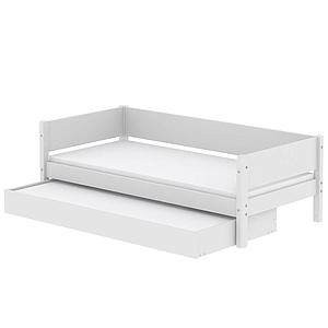 Kinderbett 90x200cm Ausziehbett WHITE Flexa weiß