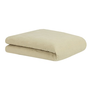 Kinderbettbezug 140x100cm, aus gewaschenem Baumwoll/Leinengemisch, Nobodinoz green tea