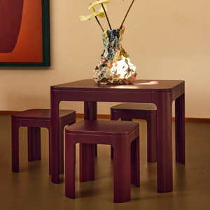 Kinderhocker NOVA Flexa pomegranate plywood