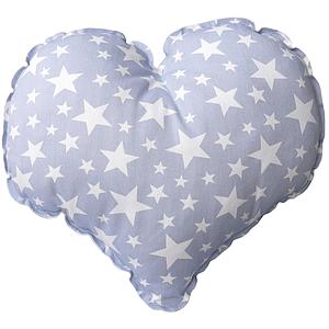 Kinderkissen herz STARS Abitare Kids Hell blau
