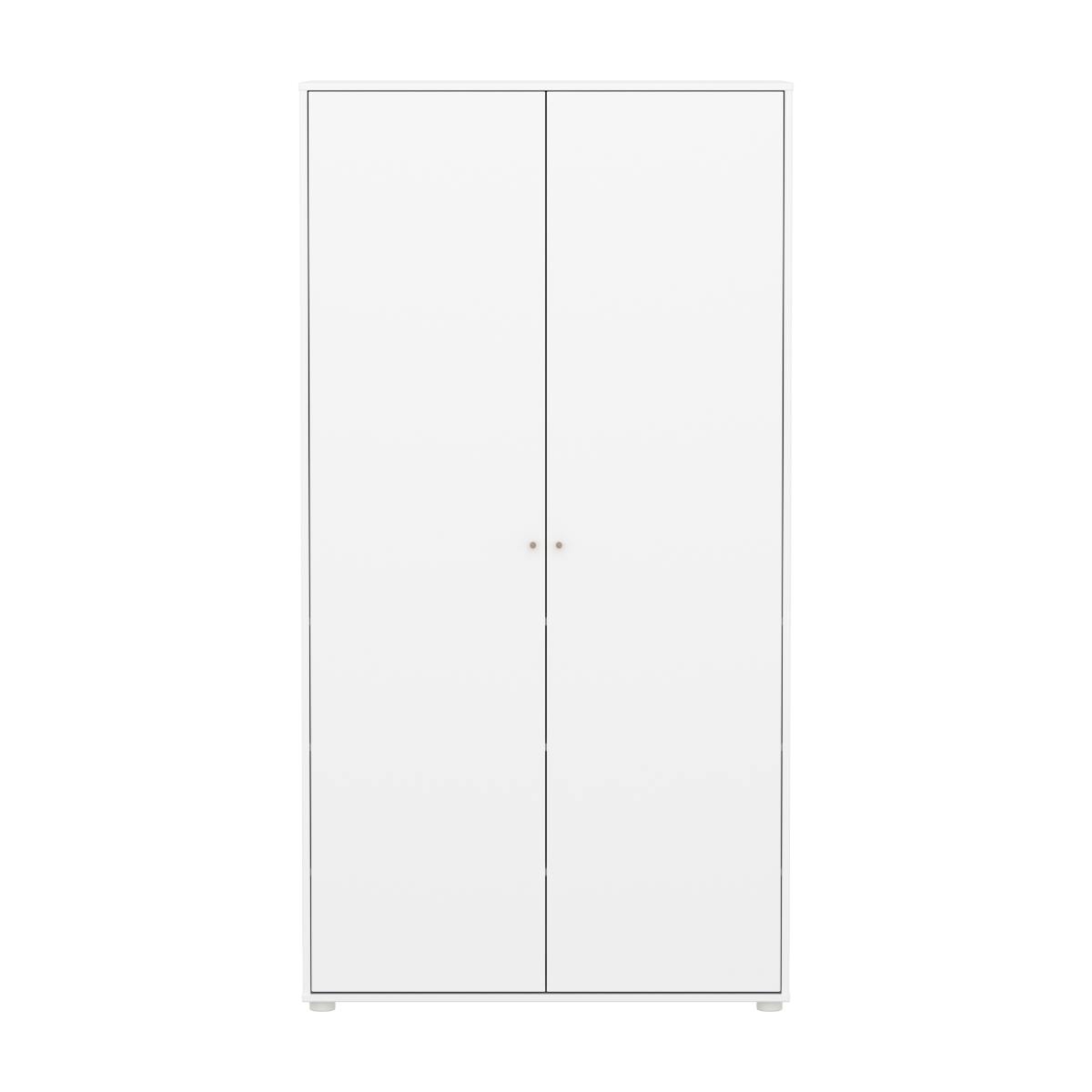 Kinderschrank 2-türig SAGA FLEXA weiß oat