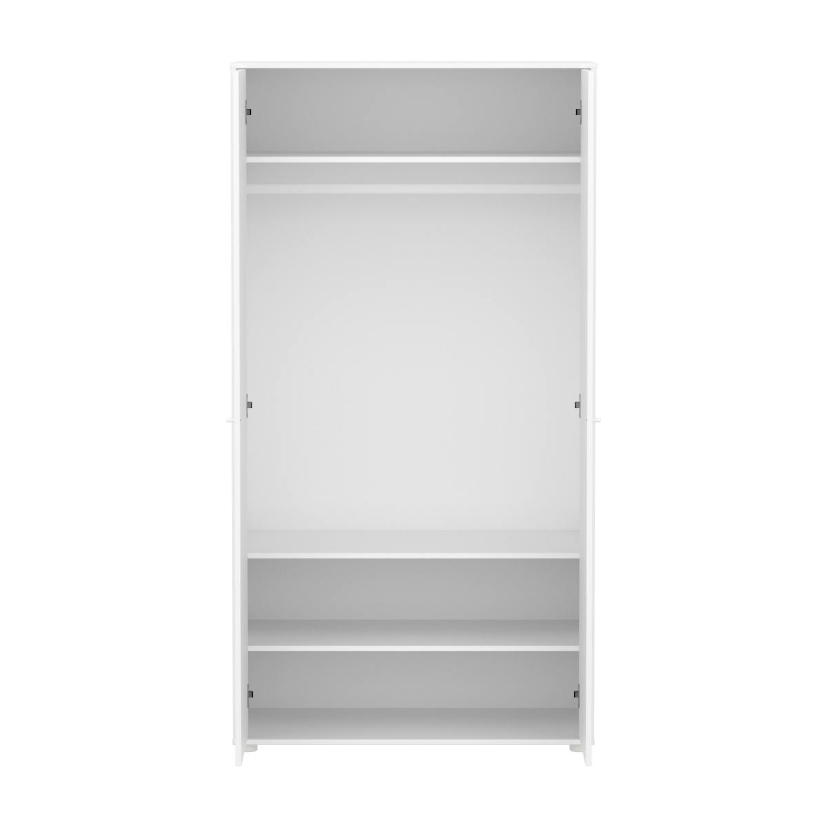 Kinderschrank 2-türig SAGA FLEXA weiß oat