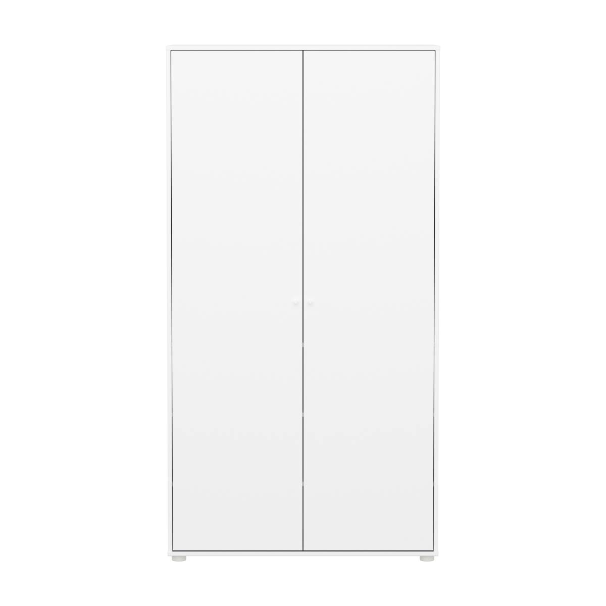 Kinderschrank 2-türig SAGA FLEXA weiß