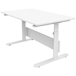 Kinderschreibtisch höhenverstellbar EVO Flexa weiß