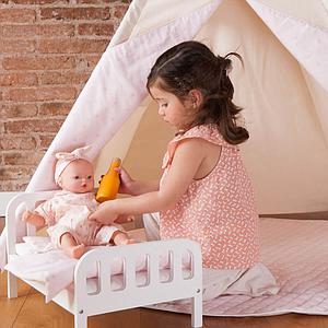 Kinderteppich für Tipi STARS rosa 