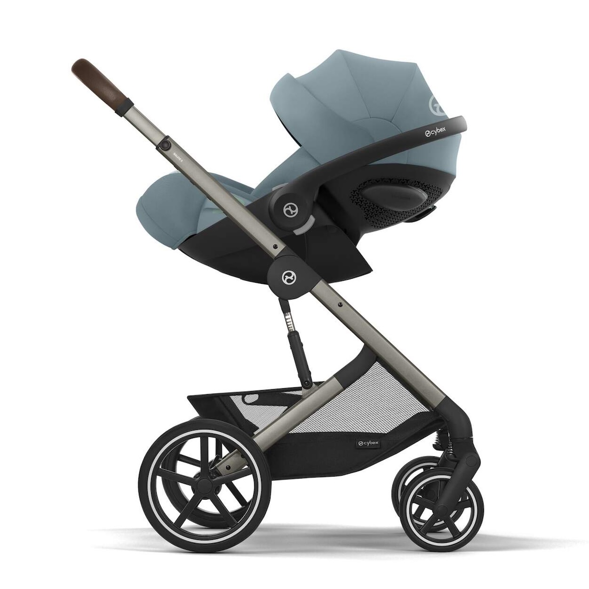 Kinderwagen BALIOS S LUX Cybex Taupe Stormy Blue light blue 