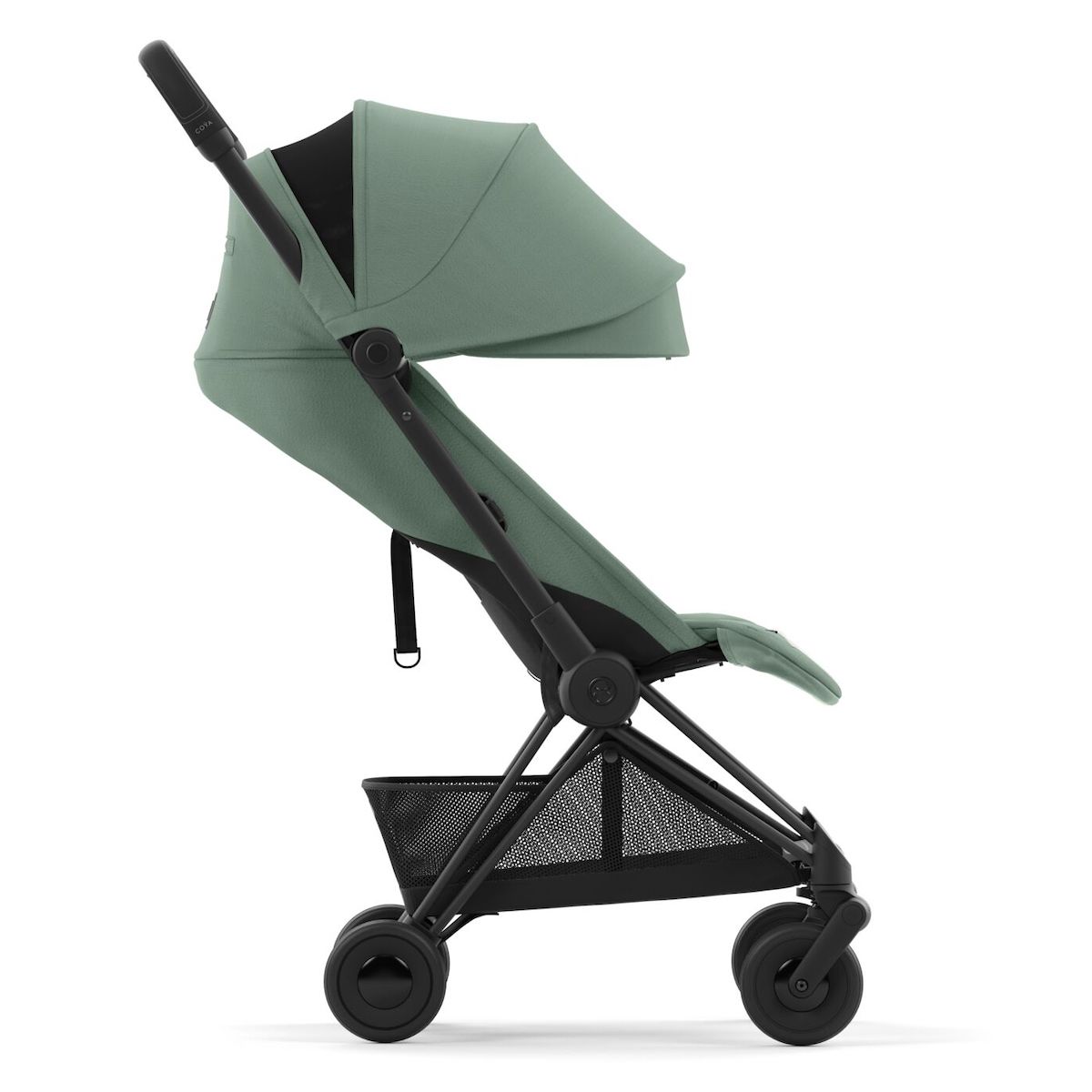 Kinderwagen COŸA Cybex Matt Black-Leaf Green